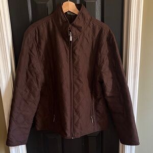 Brown Quilted Jacket